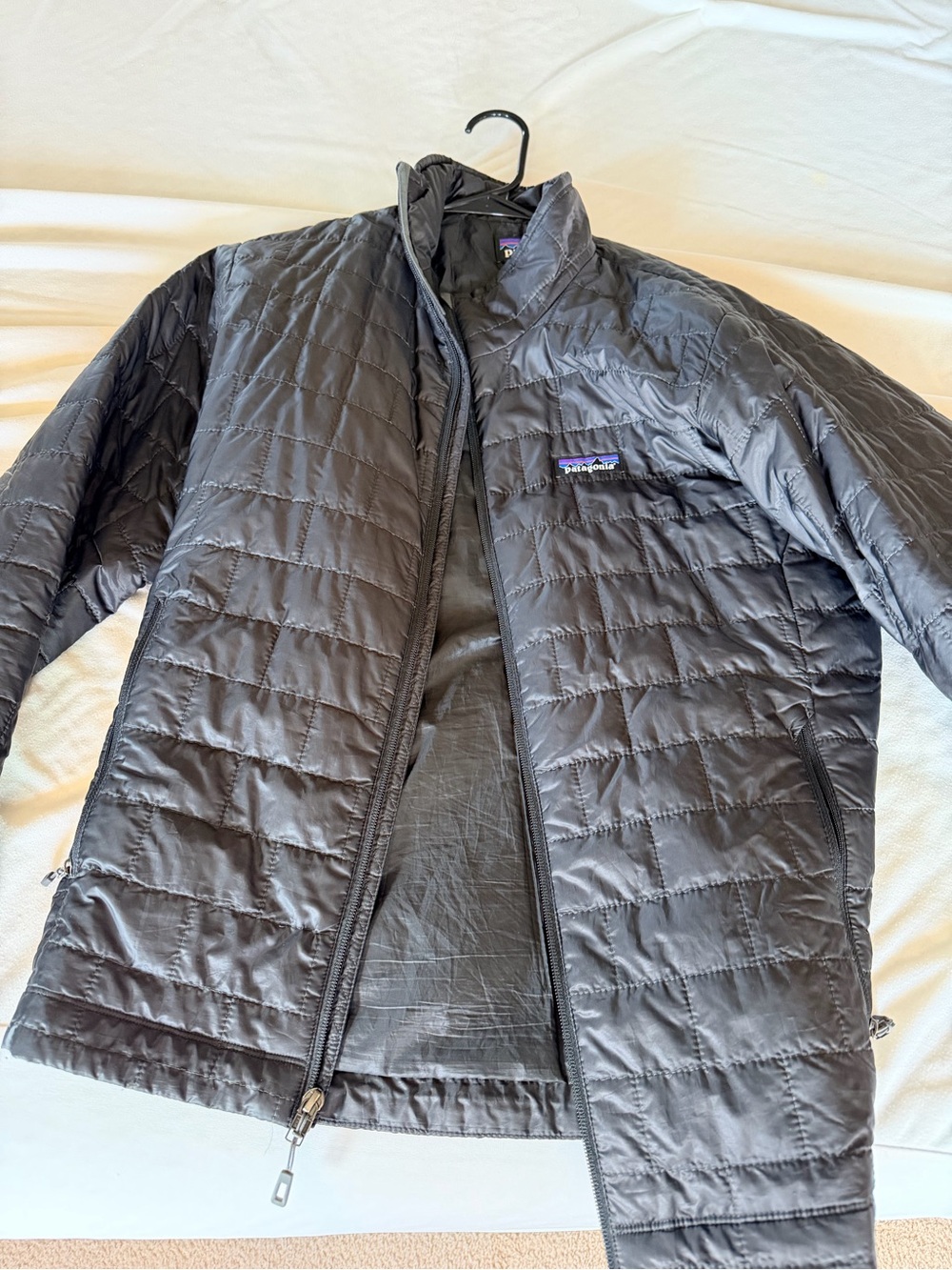 Patagonia Men’s Black Quilted Puffer Jacket